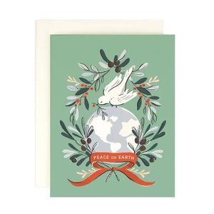 SET OF 6 - Peace on Earth Dove Card Stationary